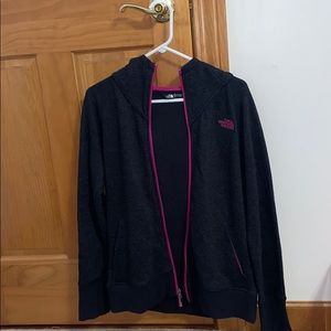 north face zip up
